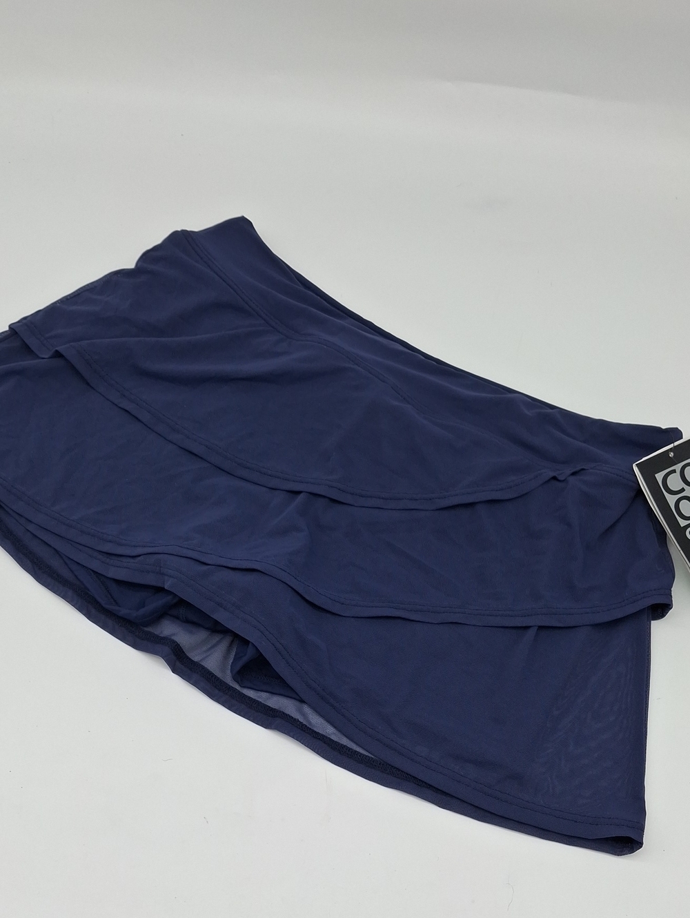 Coco Reef Illusion-Overlay Swim Skirt Navy L